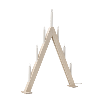 Portavelas de Adviento Nord 60 cm - Blanqueado - Scandi Living