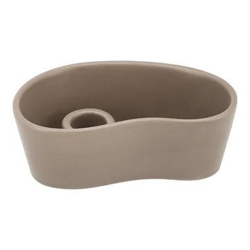 Portavelas Ember - Taupe, 8×14 cm - Scandi Living