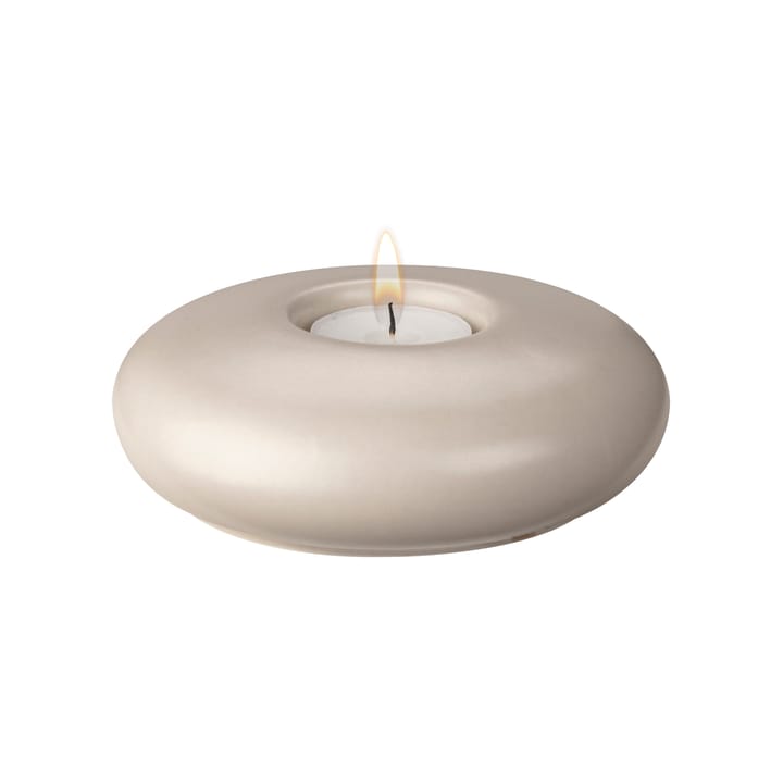 Portavelas Stone Ø13 cm - Beige - Scandi Living