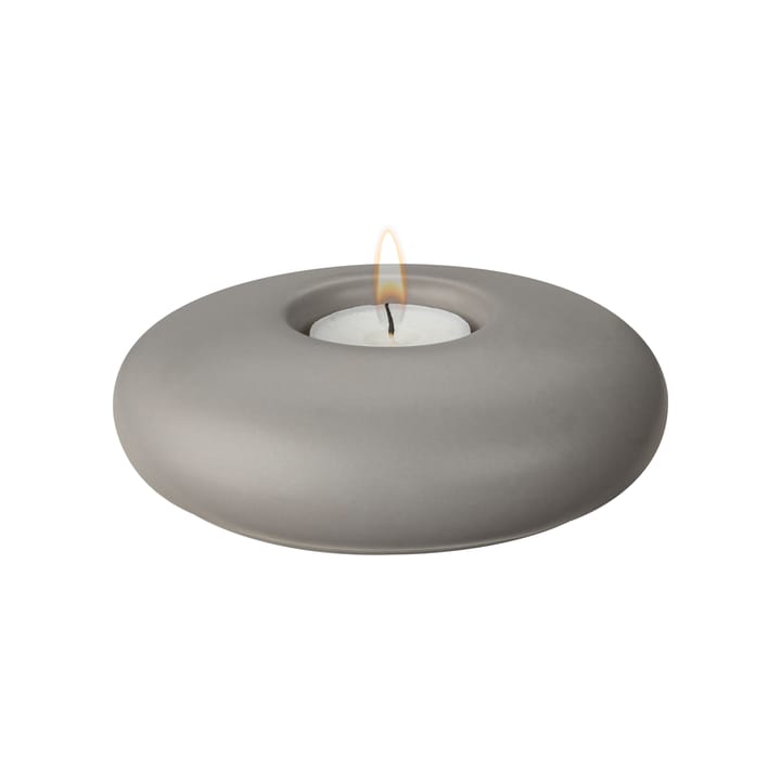 Portavelas Stone Ø13 cm - gris - Scandi Living