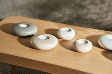 Portavelas Stone Ø9 cm - Beige - Scandi Living