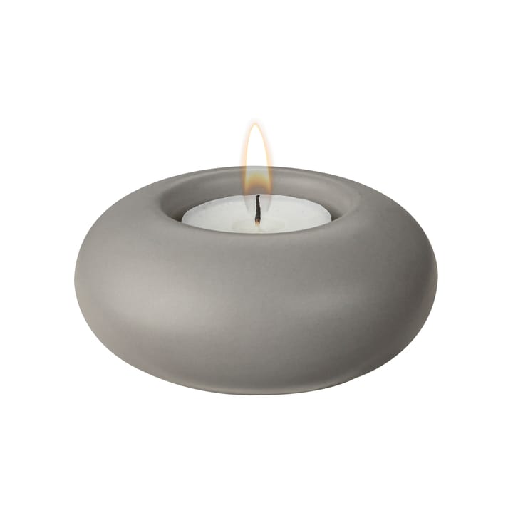 Portavelas Stone Ø9 cm - gris - Scandi Living