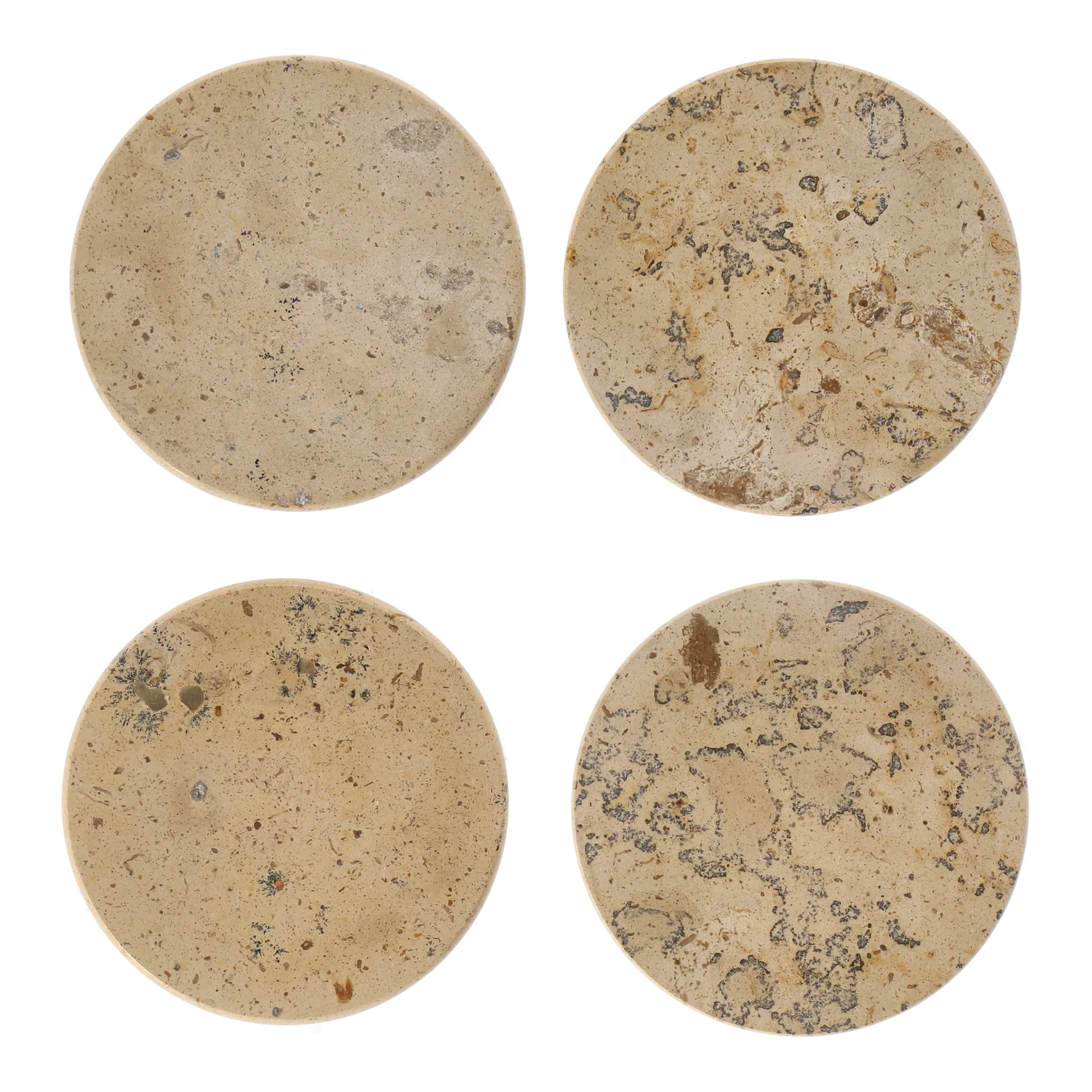 Posavasos Ridge 4-pack, Ø10 cm Scandi Living