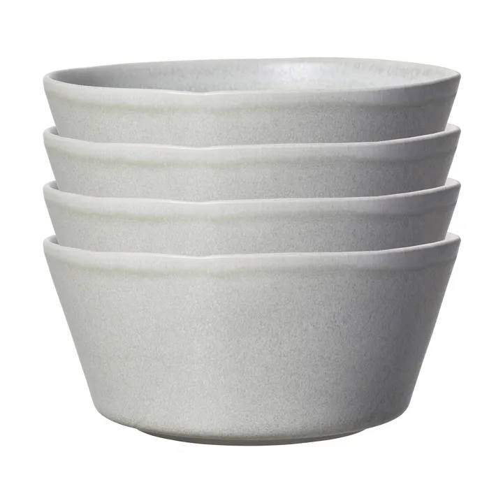 Sandsbro bol gris claro, Ø15 cm, 4-pack - Scandi Living