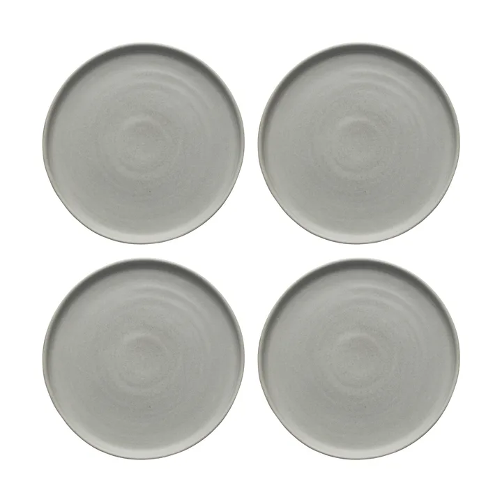 Sandsbro platillo gris claro, Ø20 cm, 4-pack - Scandi Living