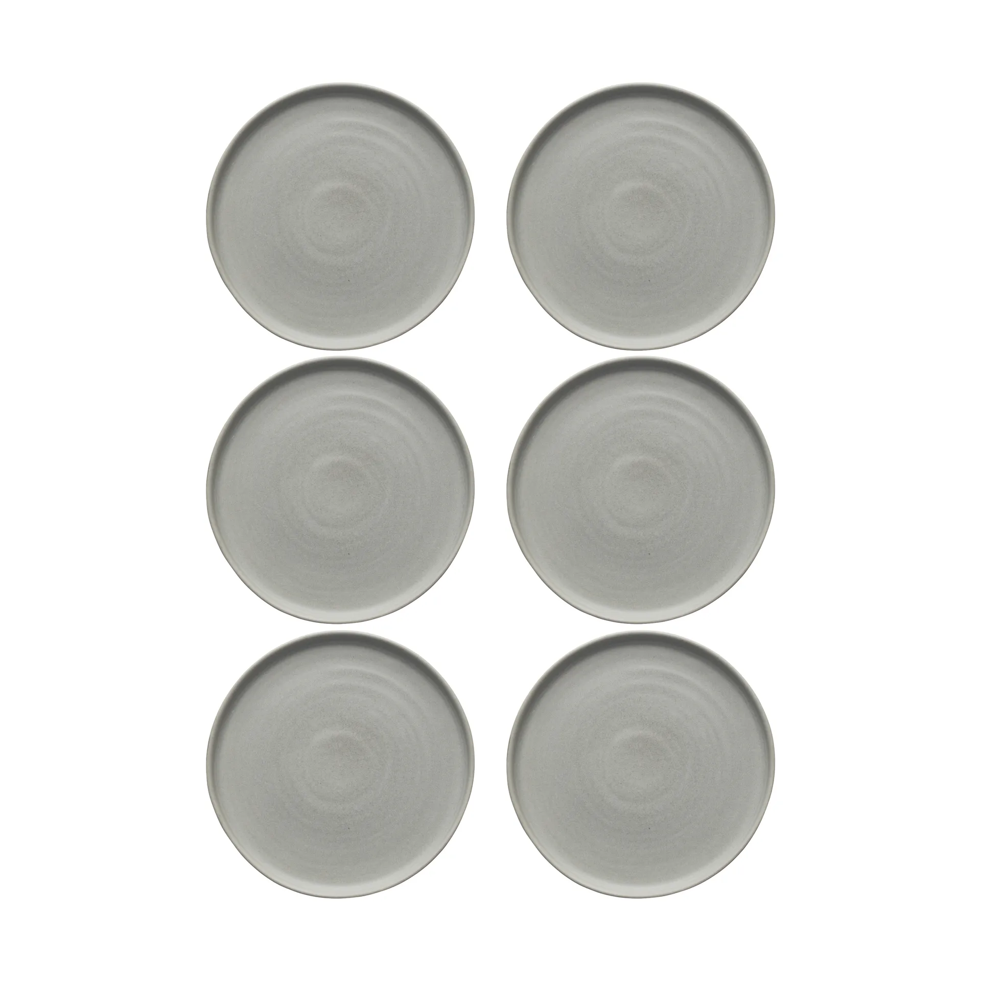 Sandsbro platillo gris claro, Ø20 cm, 6-pack Scandi Living