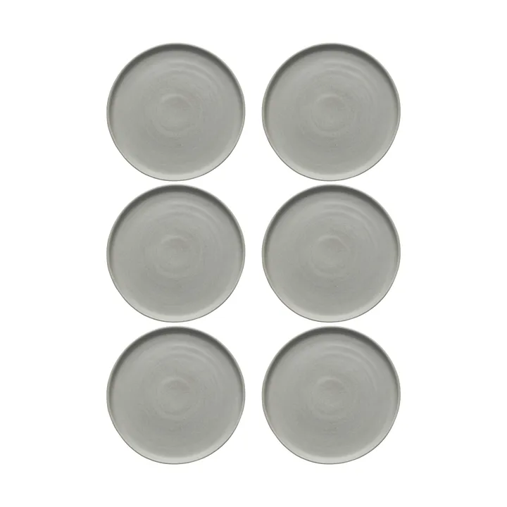 Sandsbro platillo gris claro, Ø20 cm, 6-pack - Scandi Living