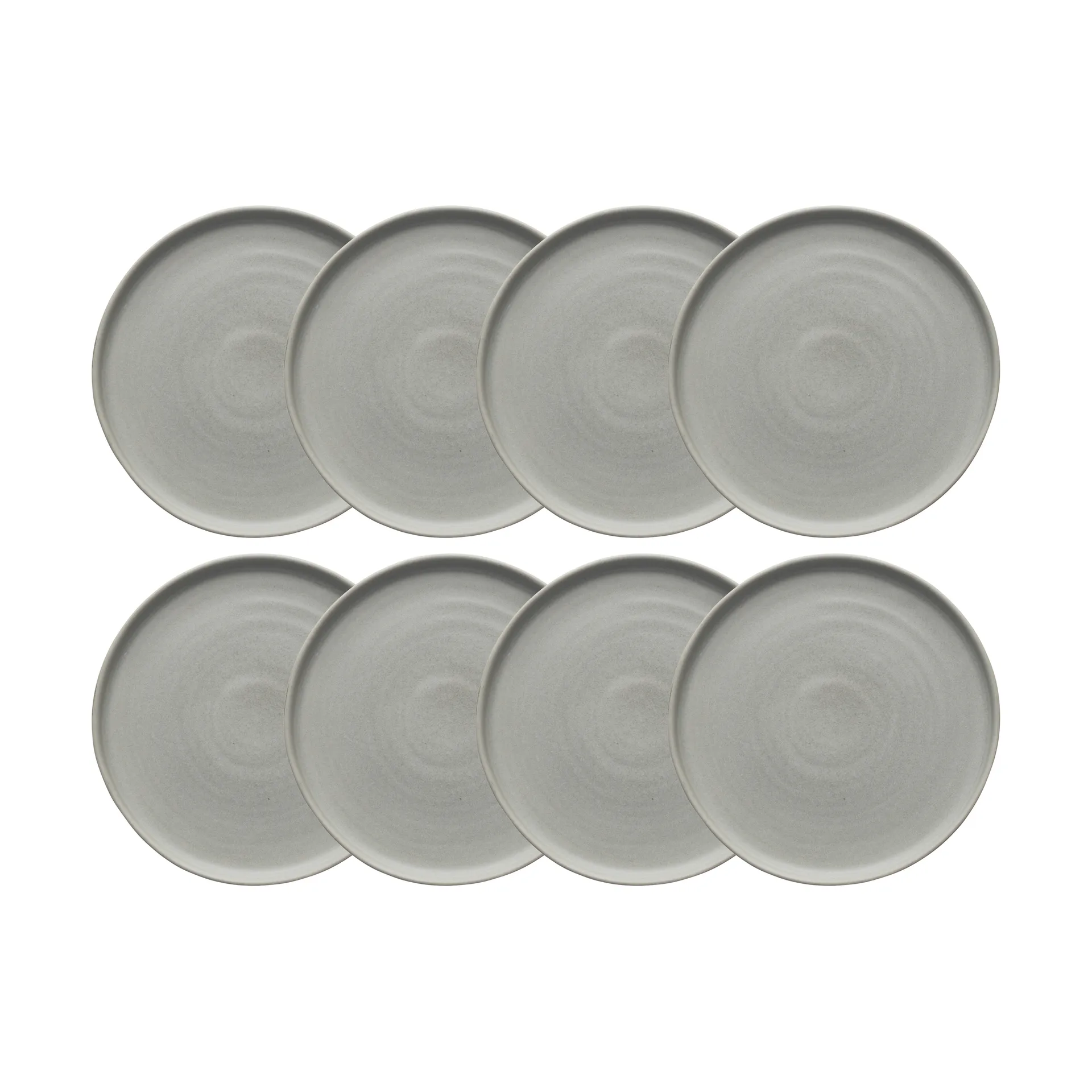 Sandsbro platillo gris claro, Ø20 cm, 8-pack Scandi Living