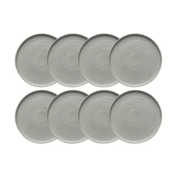 Sandsbro platillo gris claro, Ø20 cm, 8-pack - Scandi Living