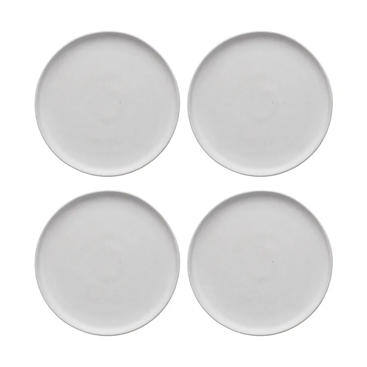 Sandsbro platillo offwhite, Ø20 cm, 4-pack - Scandi Living