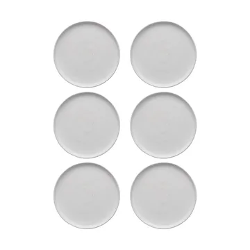 Sandsbro platillo offwhite, Ø20 cm, 6-pack - Scandi Living