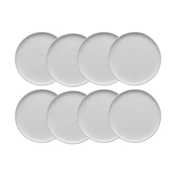 Sandsbro platillo offwhite, Ø20 cm, 8-pack - Scandi Living