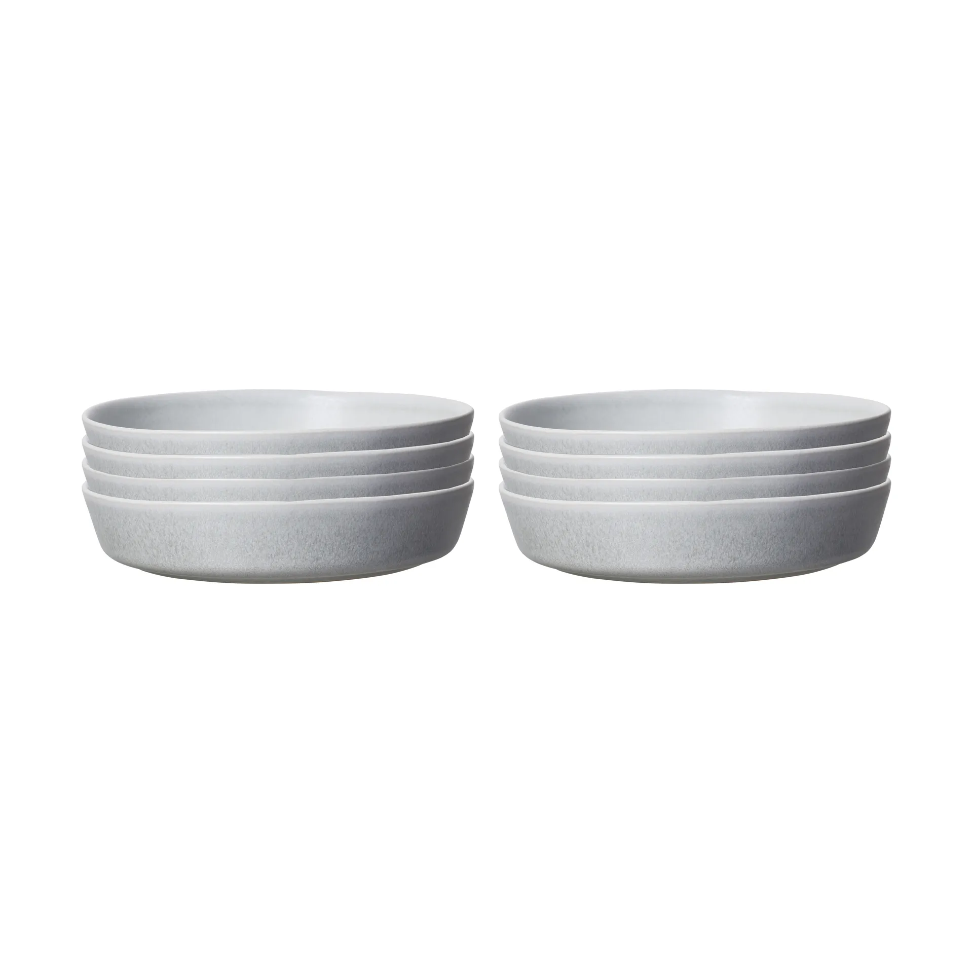 Sandsbro plato de pasta gris claro, Ø23 cm, 8-pack Scandi Living