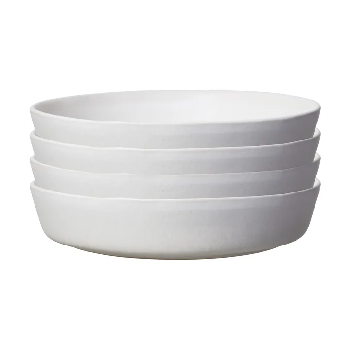 Sandsbro plato de pasta offwhite, Ø23 cm, 4-pack - Scandi Living