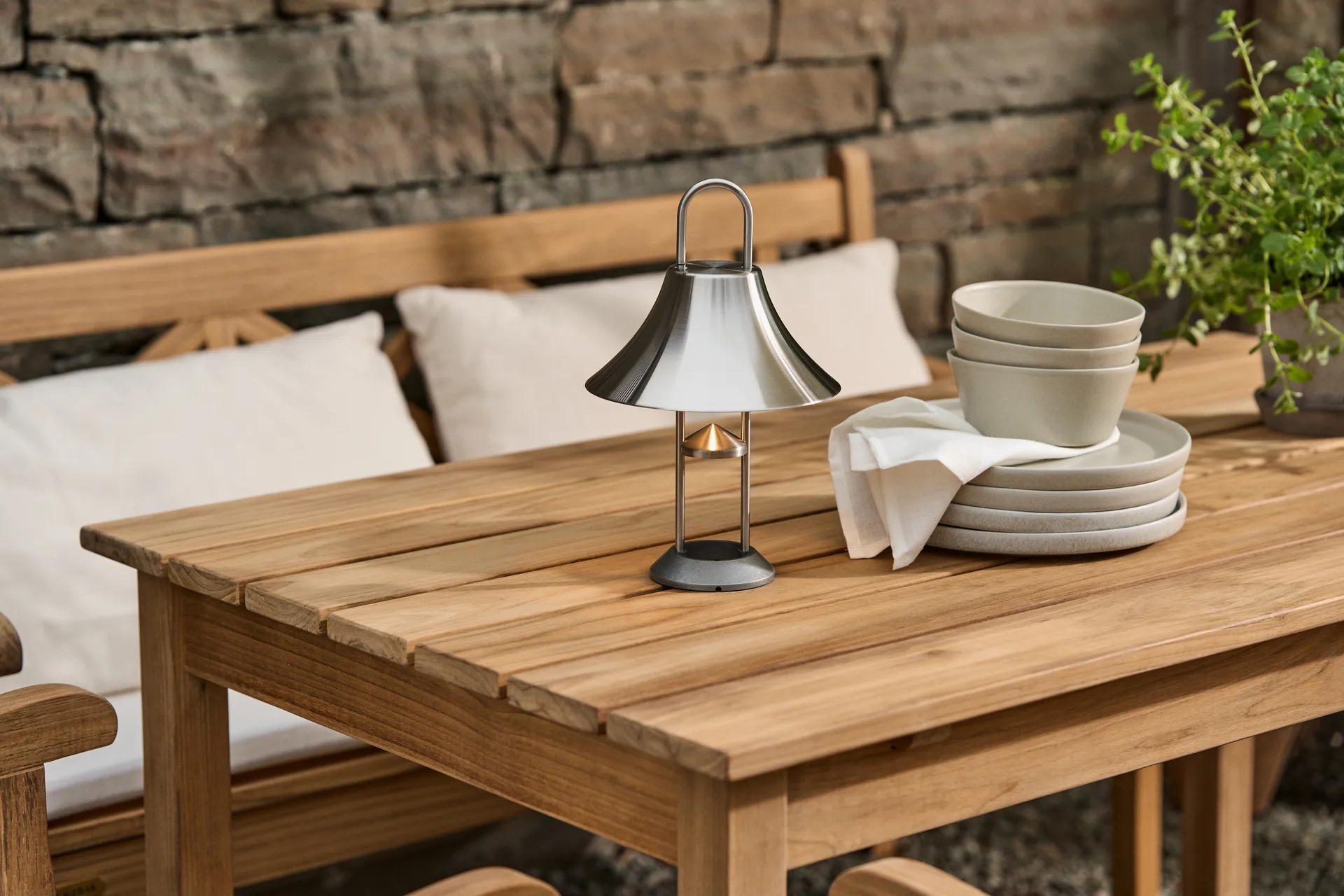 Sandsbro plato gris claro, Ø26 cm, 6-pack Scandi Living