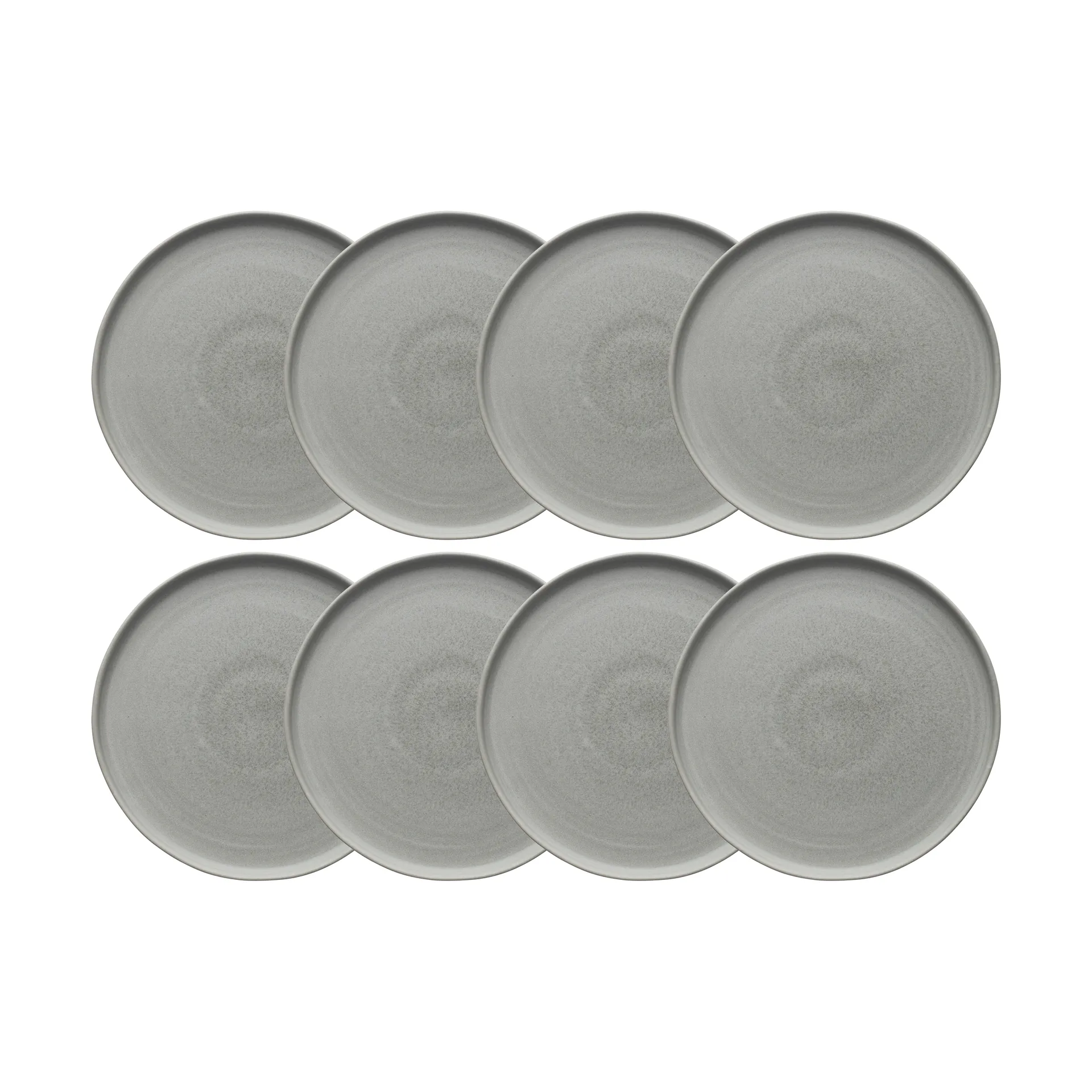 Sandsbro plato gris claro, Ø26 cm, 8-pack,  Scandi Living