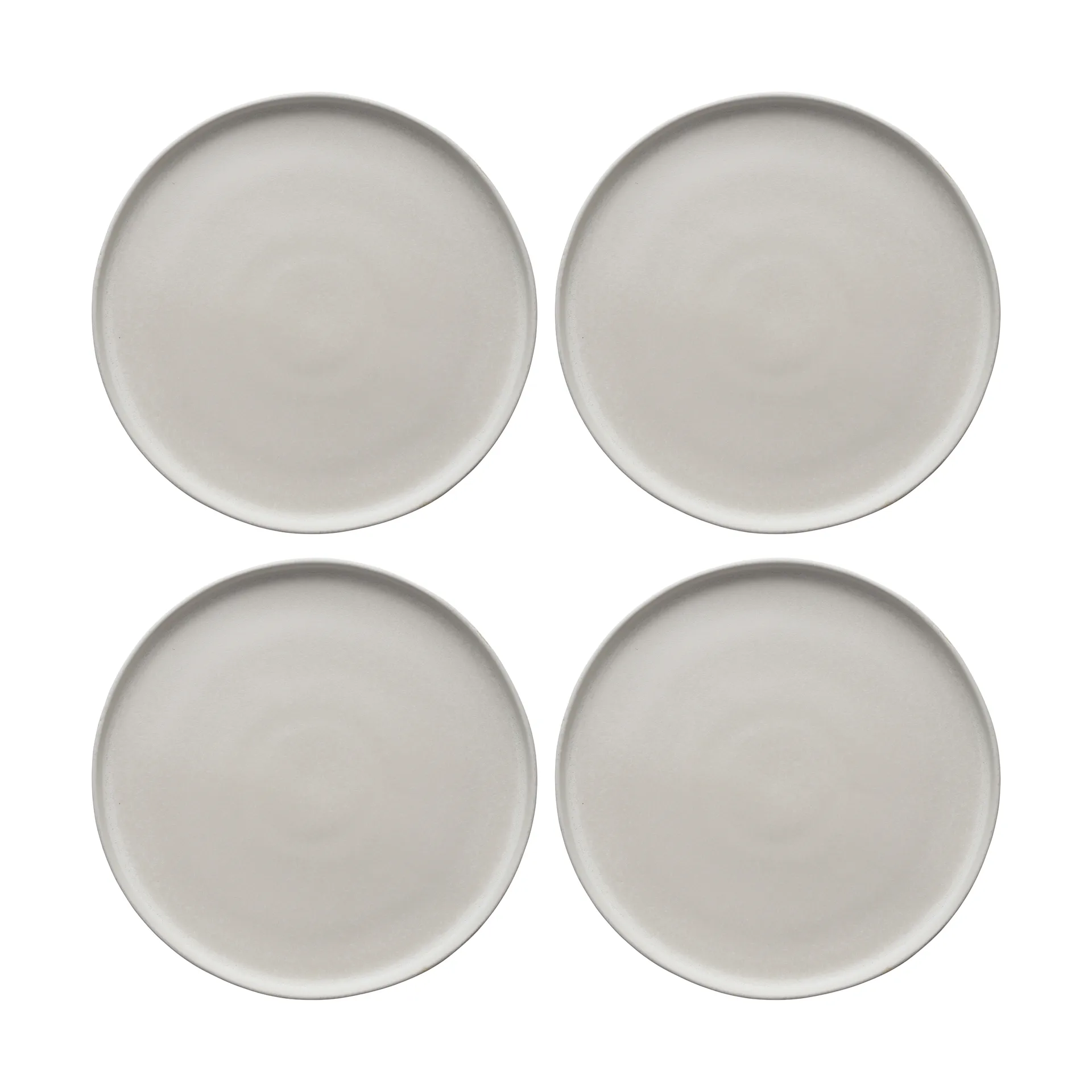 Sandsbro plato offwhite, Ø26 cm, 4-pack Scandi Living