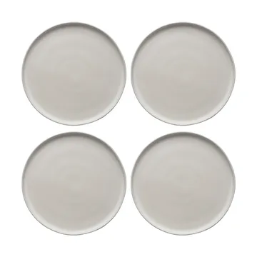 Sandsbro plato offwhite, Ø26 cm, 4-pack - Scandi Living