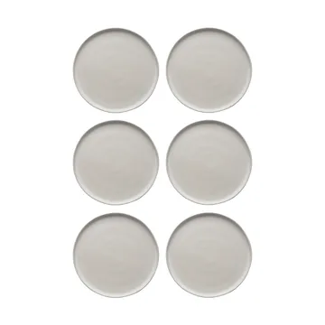 Sandsbro plato offwhite, Ø26 cm, 6-pack - Scandi Living