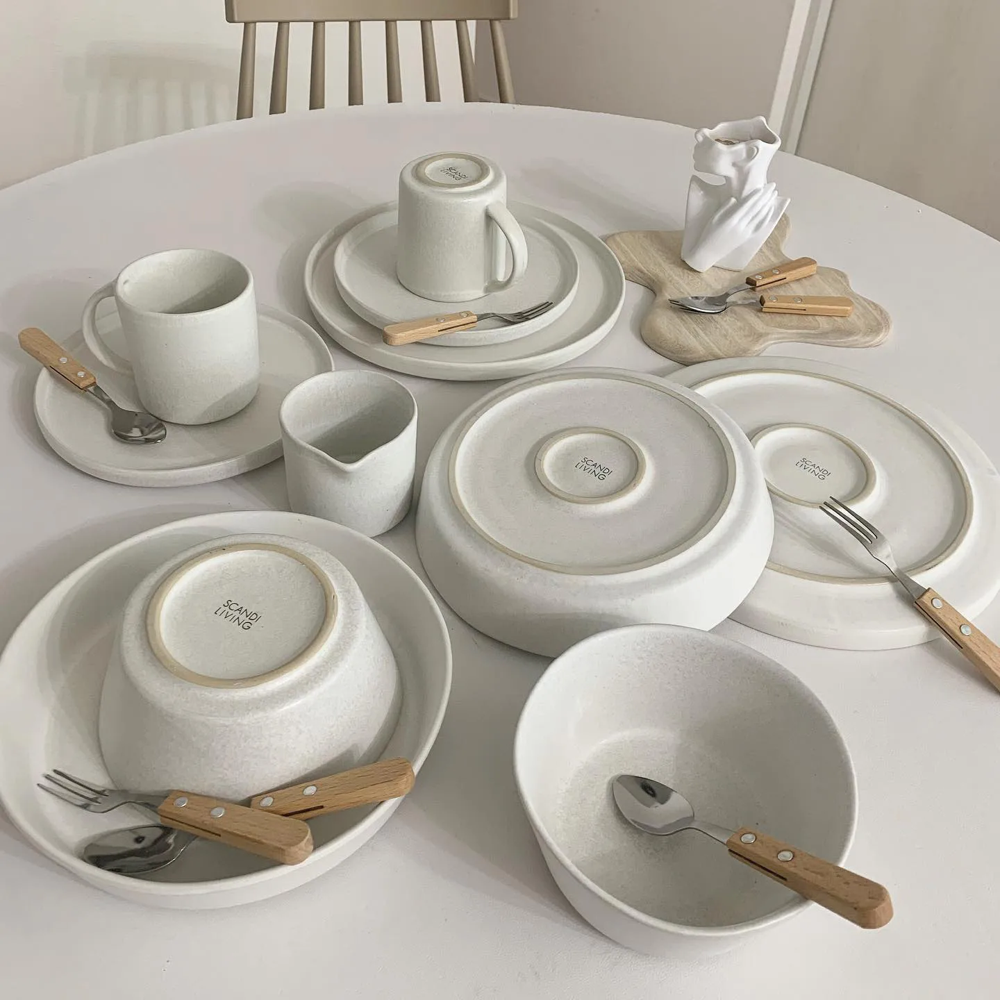 Sandsbro plato offwhite, Ø26 cm, 6-pack,  Scandi Living
