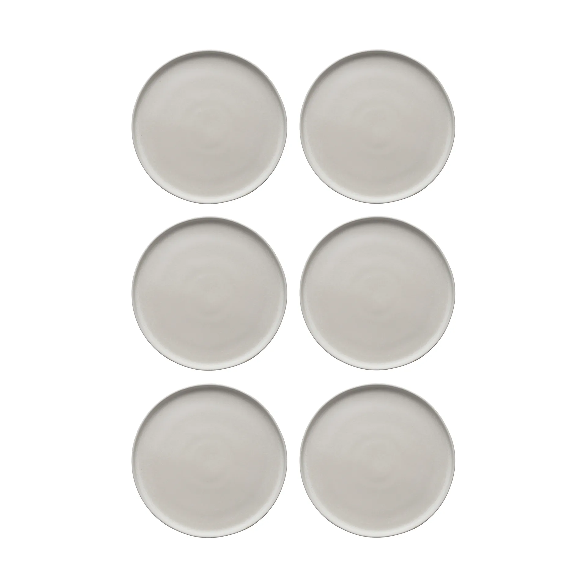 Sandsbro plato offwhite, Ø26 cm, 6-pack Scandi Living