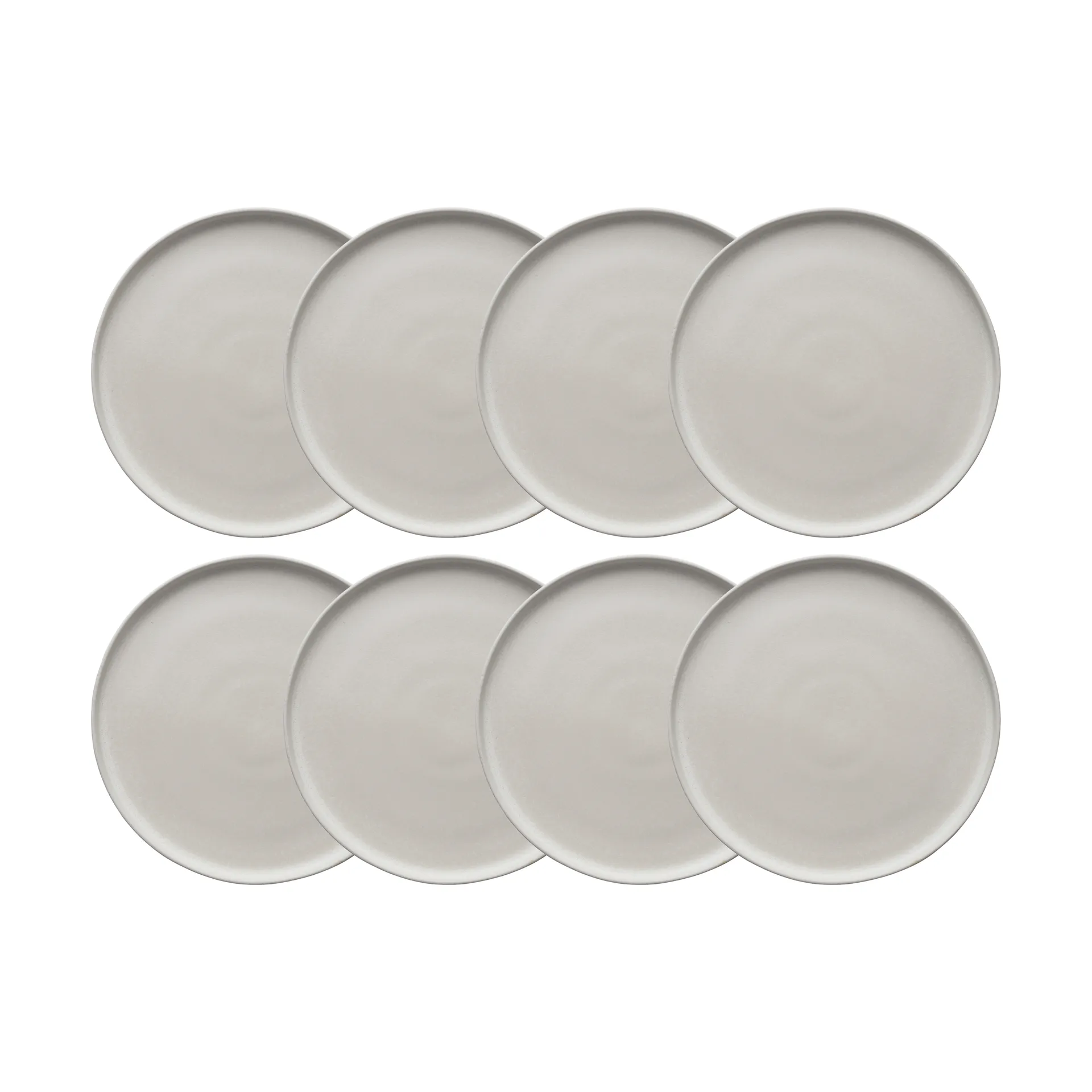 Sandsbro plato offwhite, Ø26 cm, 8-pack Scandi Living