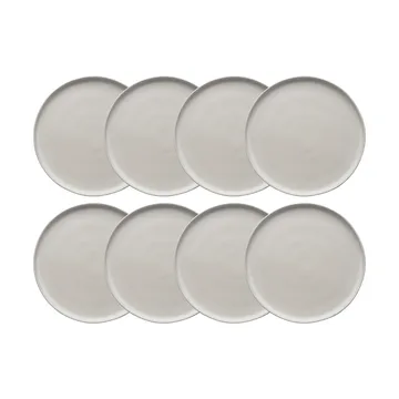 Sandsbro plato offwhite, Ø26 cm, 8-pack - Scandi Living