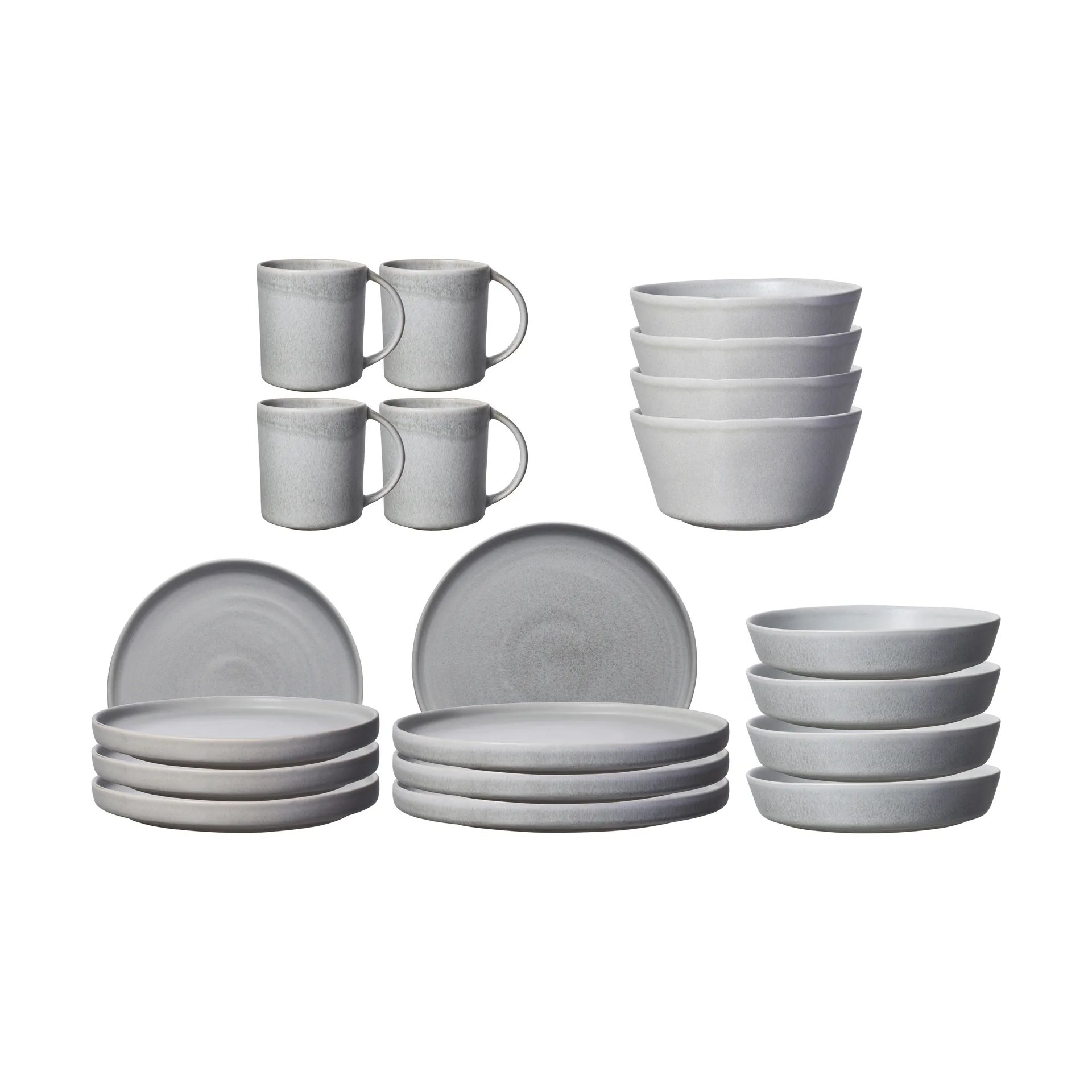 Sandsbro set inicial 20 piezas - Gris claro,  Scandi Living