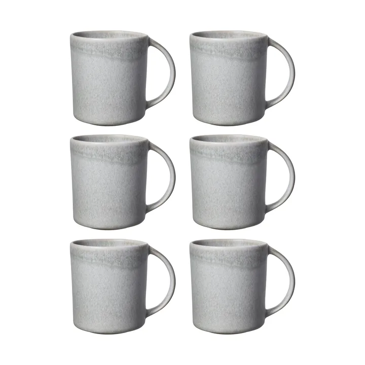 Sandsbro taza gris claro, 30 cl, 6-pack - Scandi Living