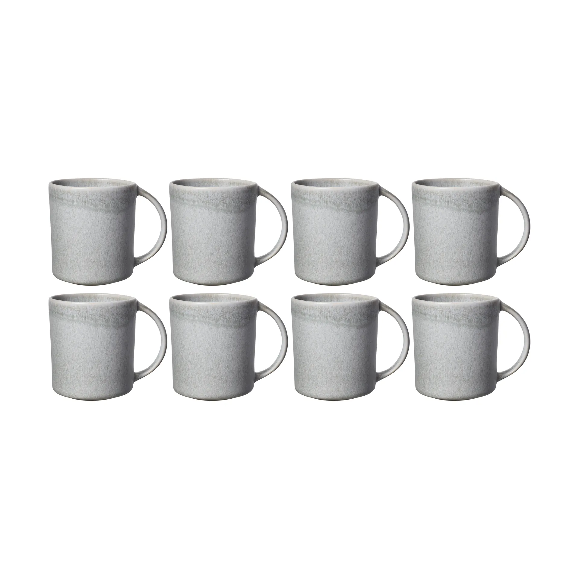 Sandsbro taza gris claro, 30 cl, 8-pack Scandi Living