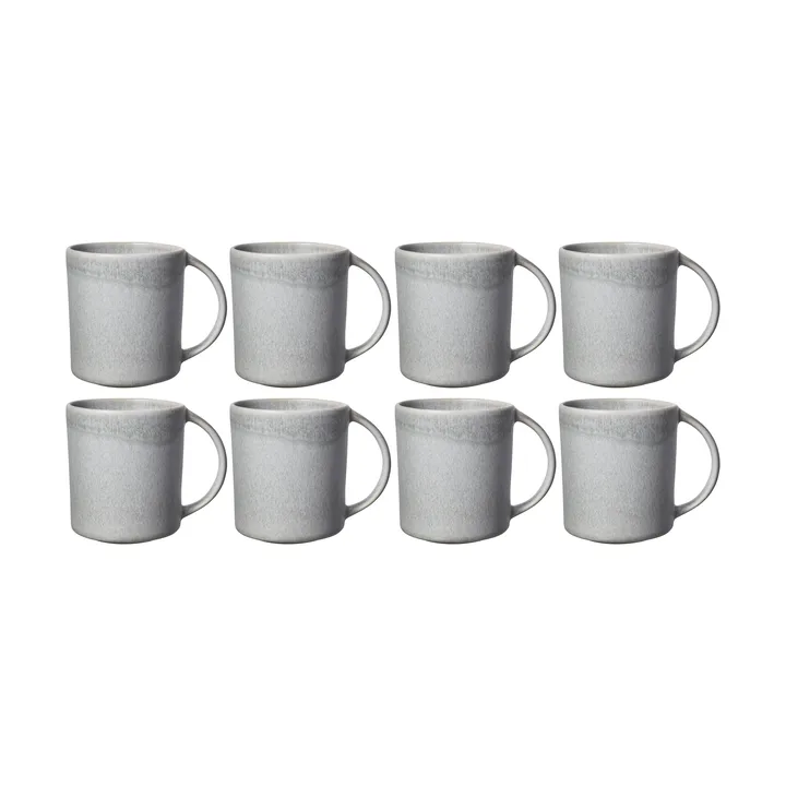 Sandsbro taza gris claro, 30 cl, 8-pack - Scandi Living