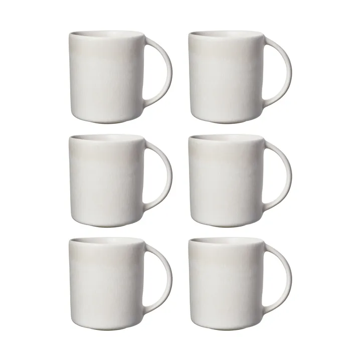 Sandsbro taza offwhite, 30 cl, 6-pack - Scandi Living