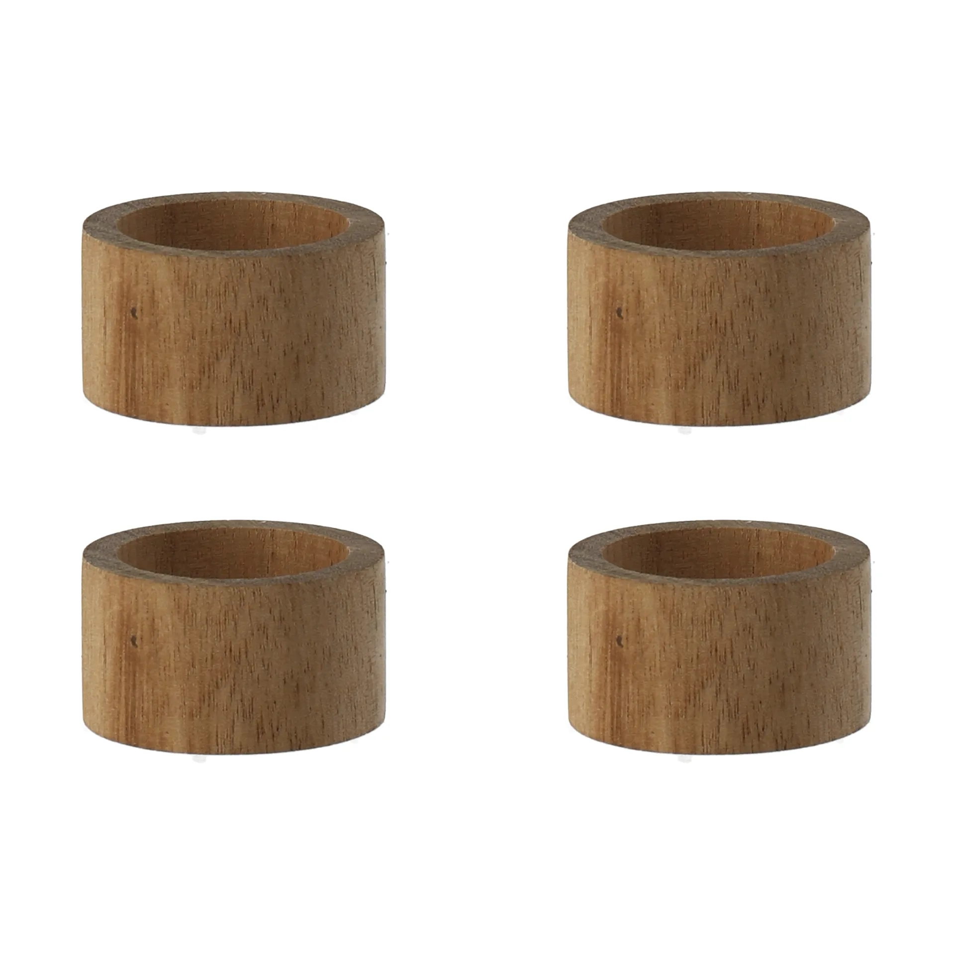 Servilletero Hollow 4-pack Ø5 cm, Acacia Scandi Living