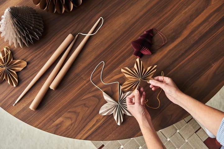 Set de 4 adornos de Navidad Twinkle, Crudo Scandi Living