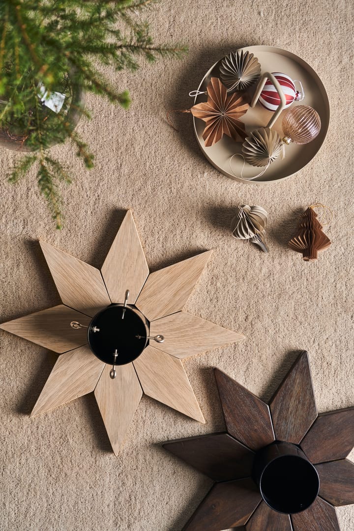 Set de 4 bolas de Navidad Onion, Crudo Scandi Living