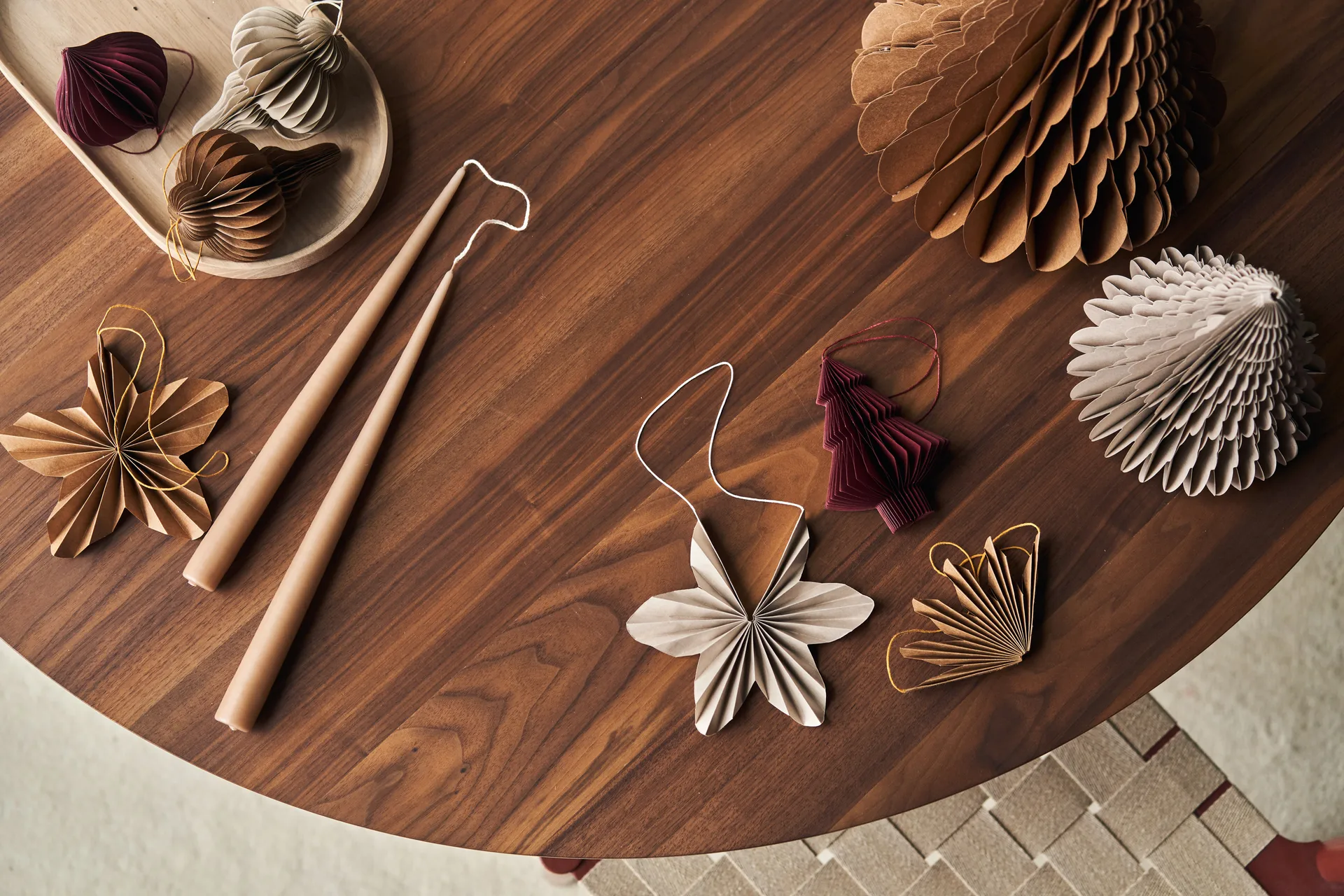 Set de 4 bolas de Navidad Onion, Rojo Scandi Living