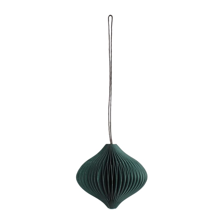Set de 4 bolas de Navidad Onion, Verde musgo Scandi Living