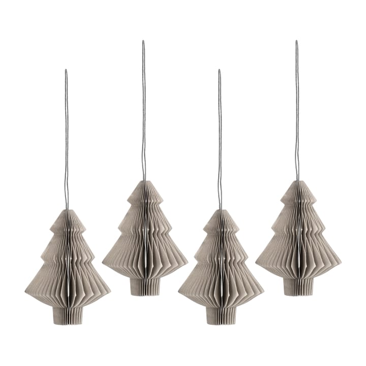 Set de 4 bolas de Navidad Tree - Beige - Scandi Living