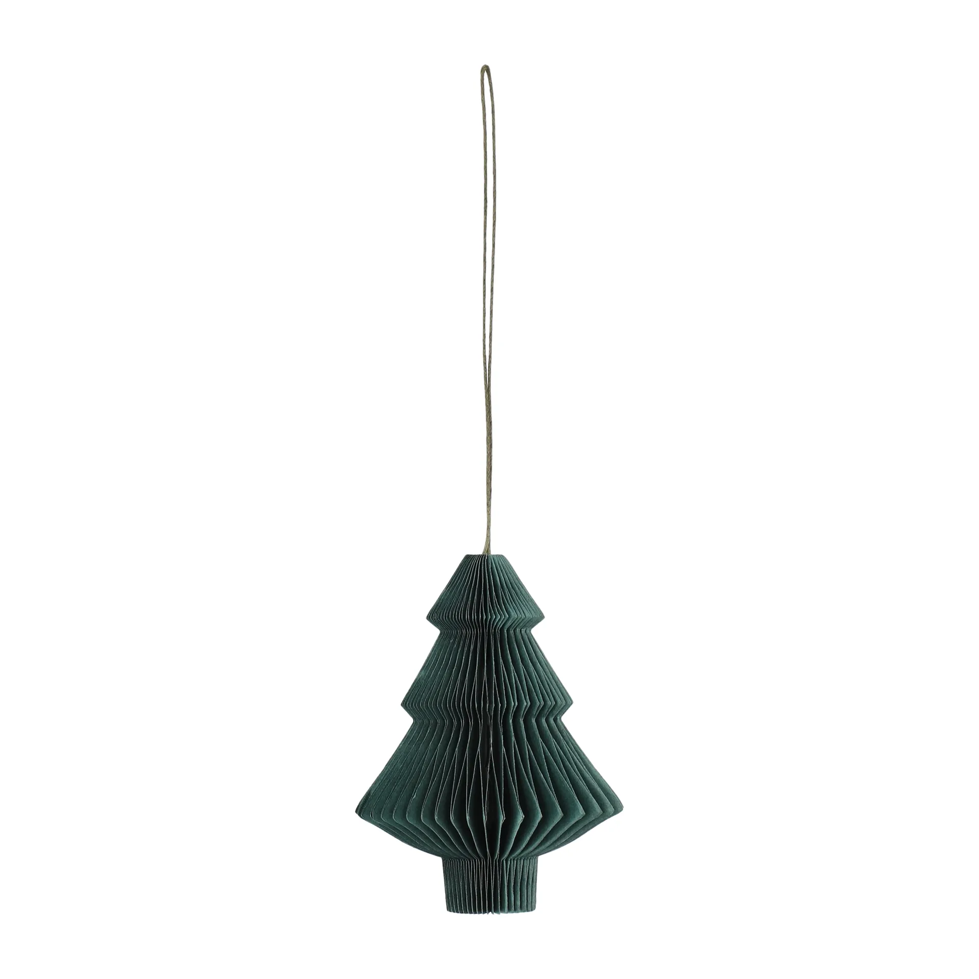 Set de 4 bolas de Navidad Tree, Verde musgo Scandi Living