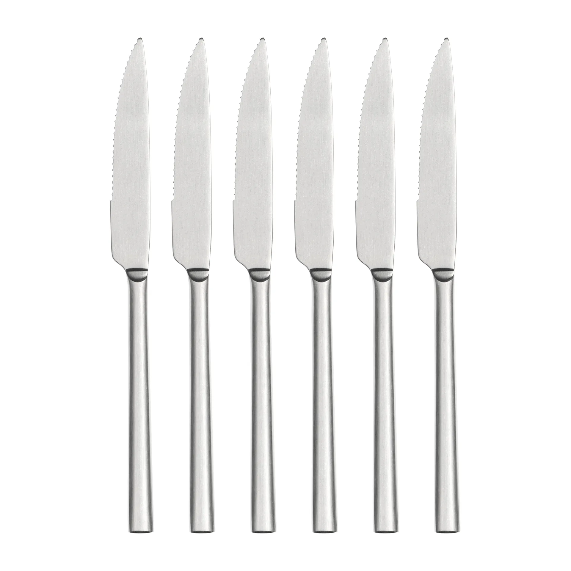 Set de 6 cuchillos de carne Coast, acero inoxidable Scandi Living