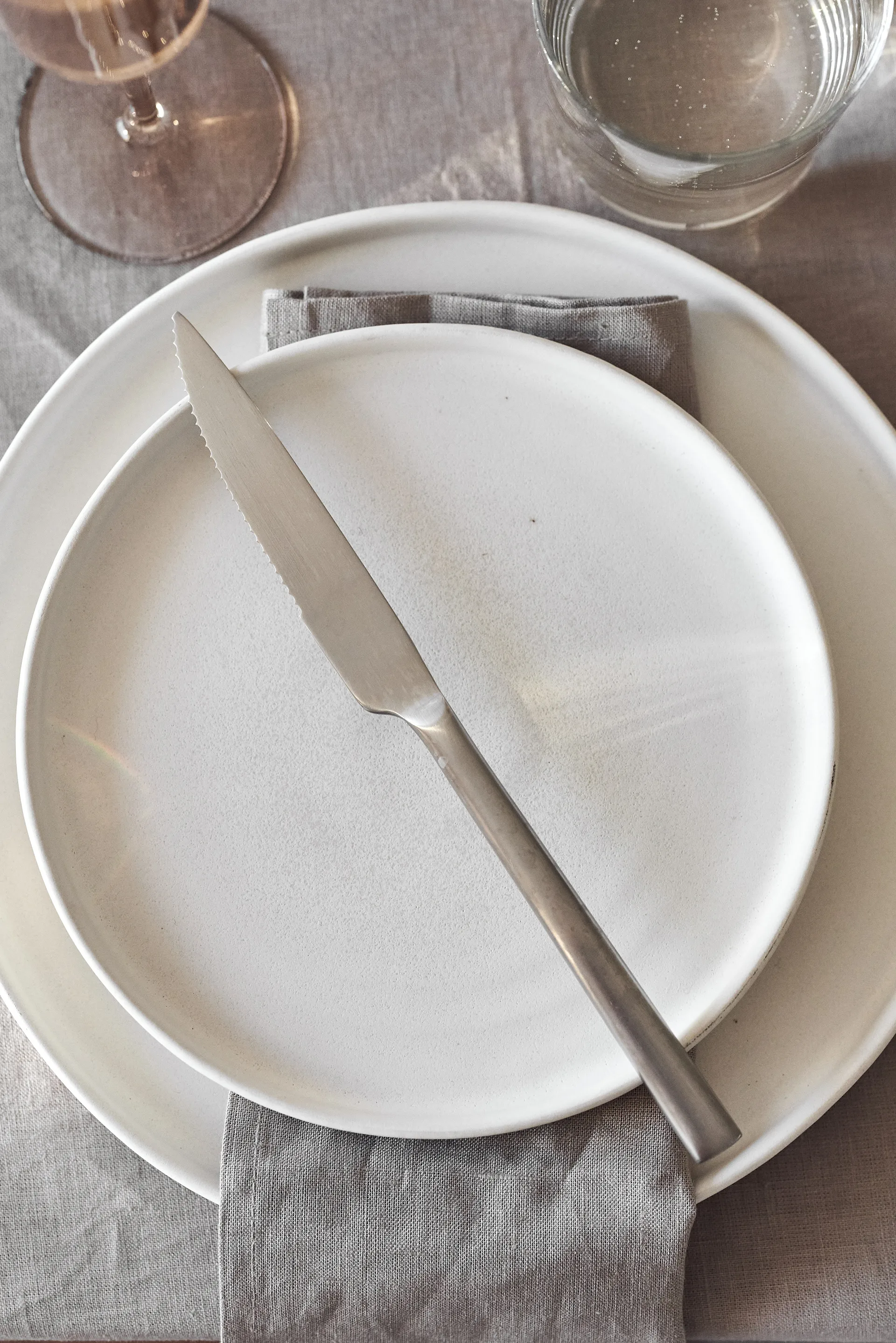 Set de 6 cuchillos de carne Coast, acero inoxidable Scandi Living