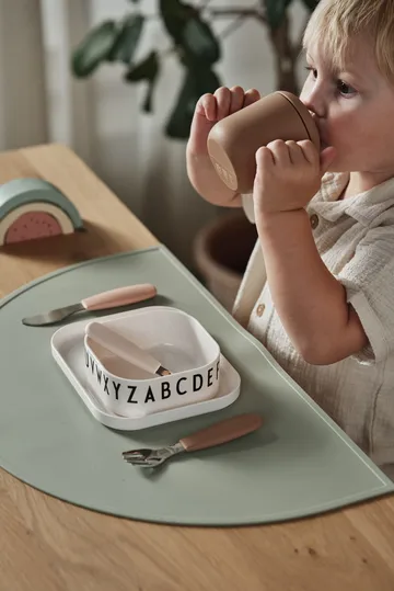 Set de cubiertos Dine de silicona de 3 piezas - Blush - Scandi Living