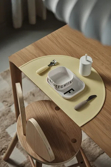 Set de cubiertos Dine de silicona de 3 piezas - Taupe - Scandi Living