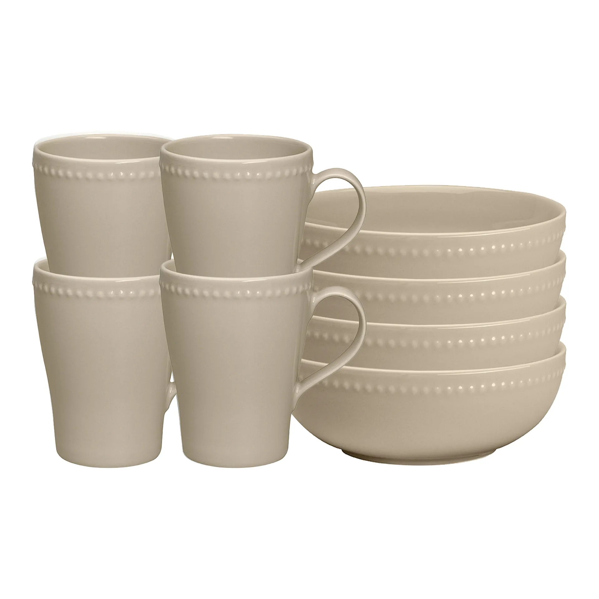 Set de desayuno Dots, beige,  Scandi Living