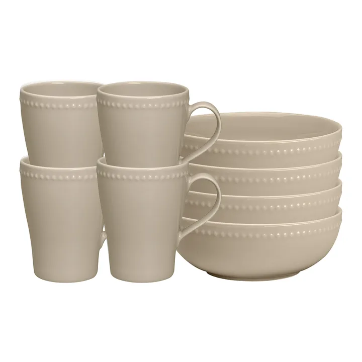 Set de desayuno Dots, beige - Scandi Living