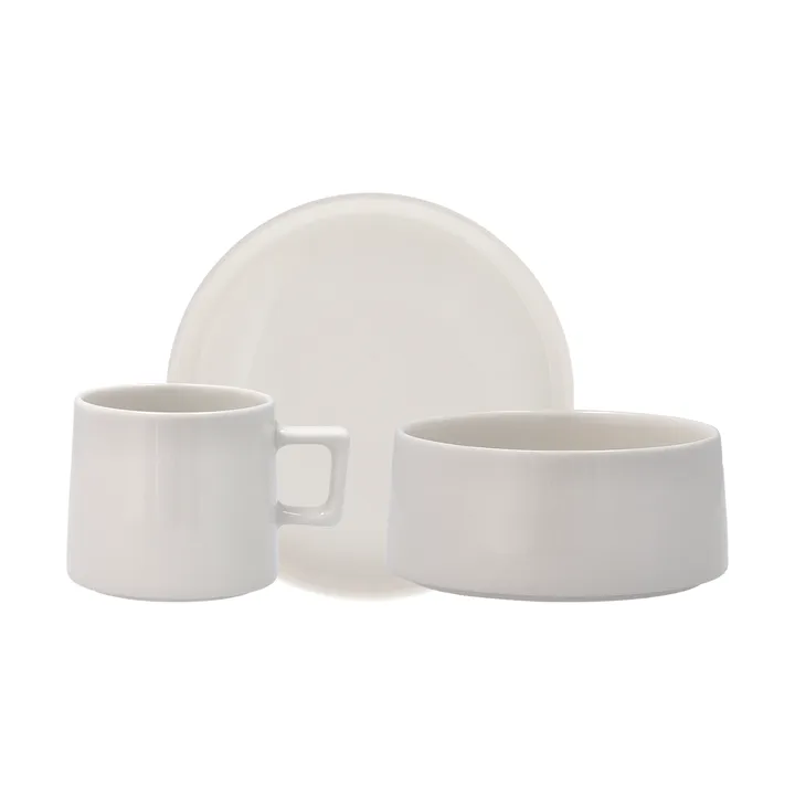 Set de desayuno Taper 12 piezas - Blanco - Scandi Living