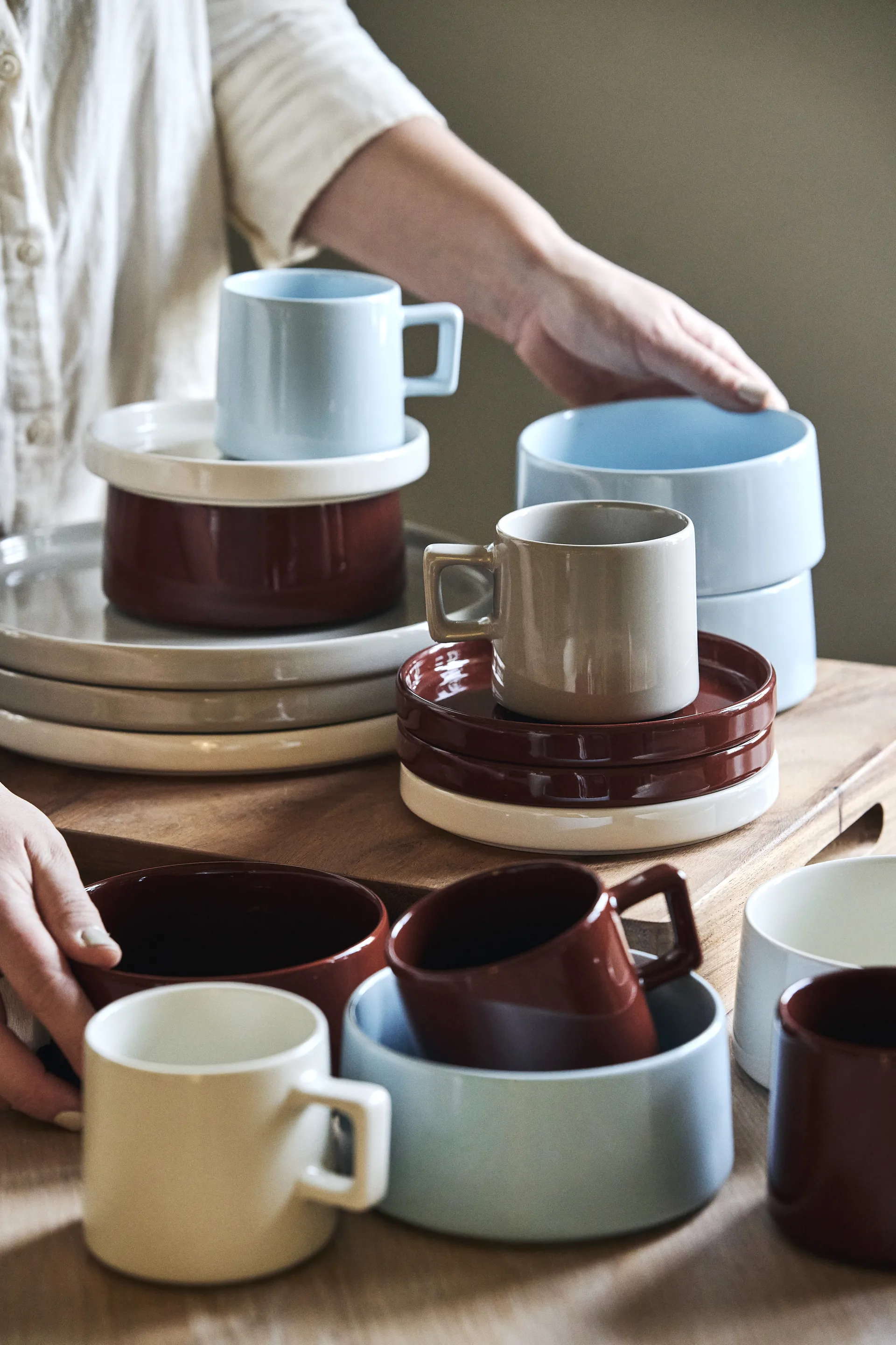 Set de desayuno Taper 12 piezas - Rojo,  Scandi Living