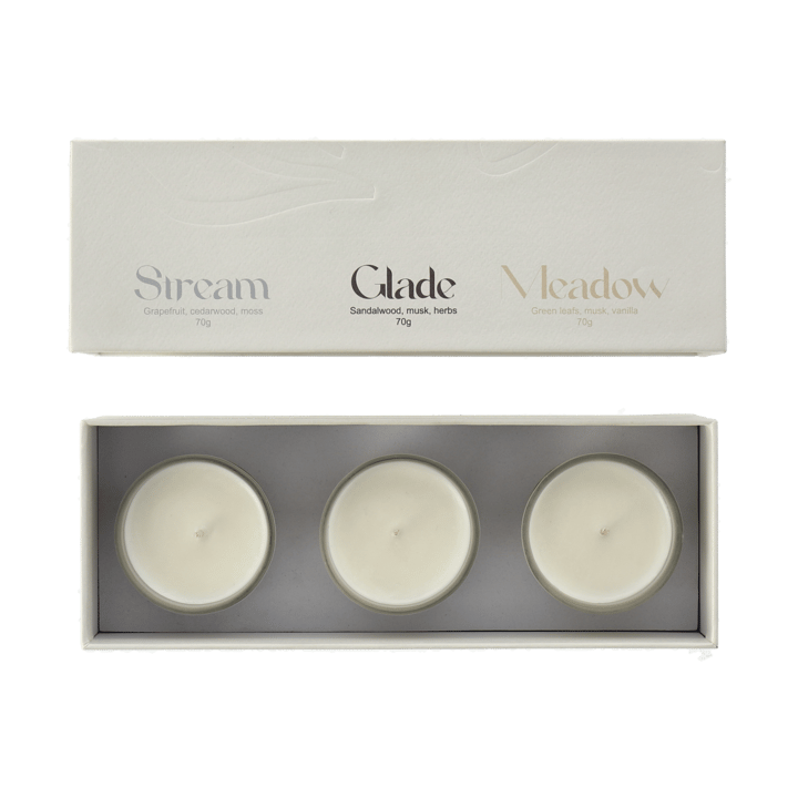 Set de regalo Vela aromática paquete de 3
 Scandi Living