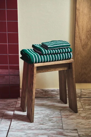 Set de toallas Drift 4 piezas - Verde-púrpura - undefined - Scandi Living