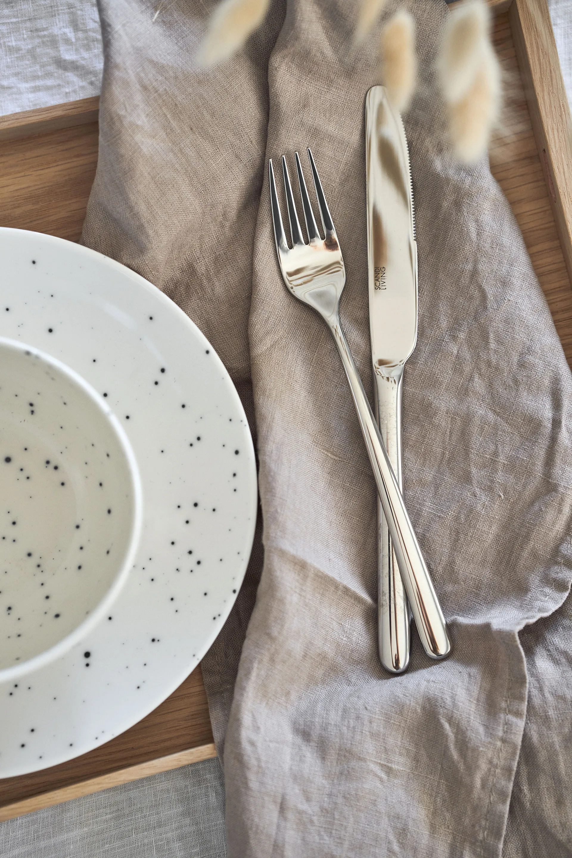 Set inicial de cena Scandi Living 32 piezas,  Scandi Living